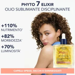 Phyto Elixir Olio Sublimante Disciplinante Per Capelli Secchi 100ml