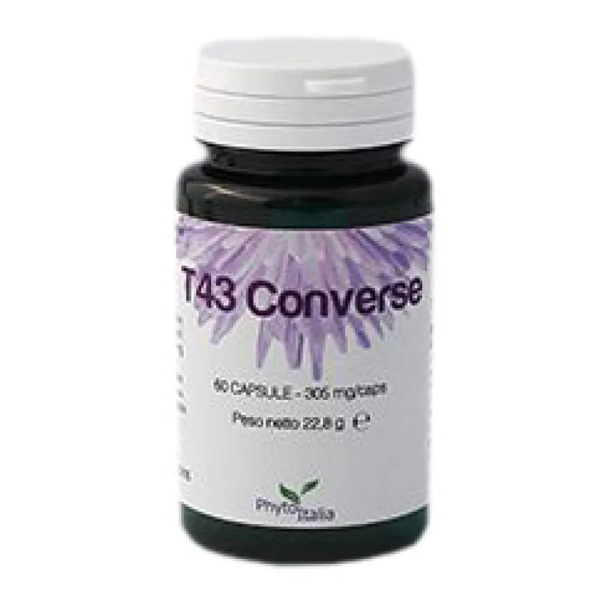 Phytoitalia T43 Converse Integratore Benessere Tiroide 60 Capsule