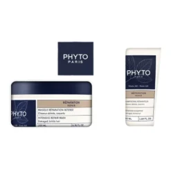 Phyto Maschera Riparazione Cofanetto 200ml 50ml 2 Prodotti