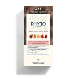 Phyto Phytocolor Kit Colorazione Capelli 6.77 Marrone Chiaro Cappuccino
