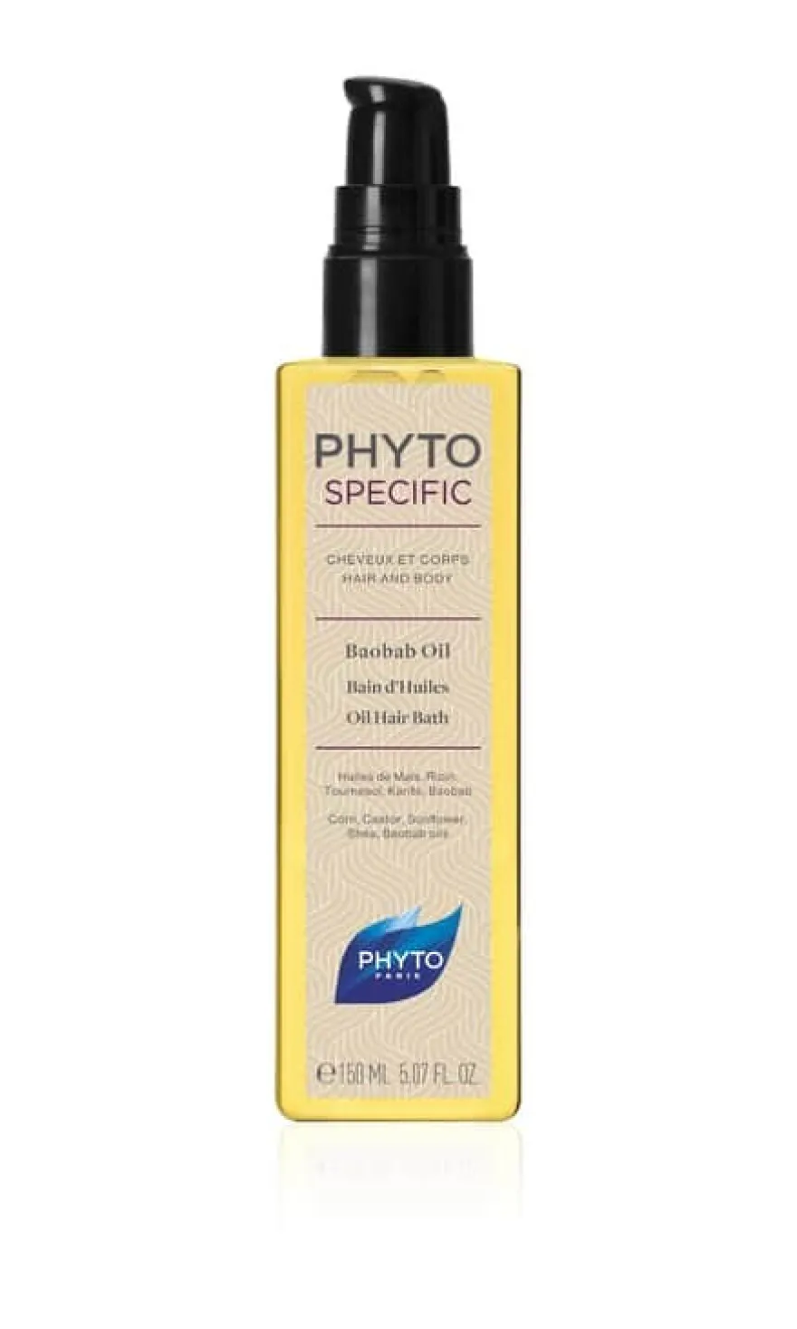 Phyto Phytospecific Baobab Oil Nutriente Corpo E Capelli Ricci E Mossi 150ml