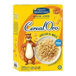 Piaceri Mediterranei Anellini Miele Senza Glutine 300g