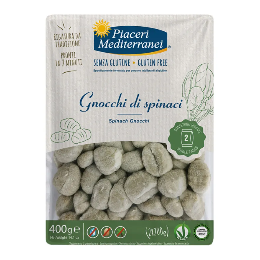 Piaceri Mediterranei Gnocchi Di Spinaci Senza Glutine 400g
