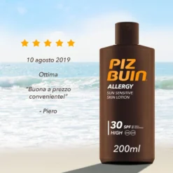 Piz Buin Allergy Fluido Solare Corpo Spf30 200ml