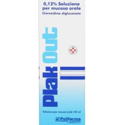 Plakout 0,12% Clorexidina Digluconato Collutorio 150ml