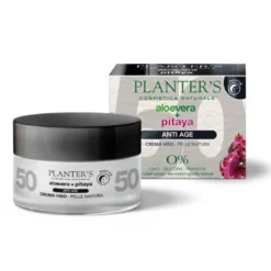 Planter's Crema Viso Notte Antiage Aloe + Pitaya Pelli Mature 50ml