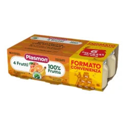 Plasmon 4 Frutti Omogeneizzato Alimento Infanzia 6x80g
