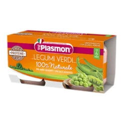 Plasmon Omogeneizzato Legumi Verdi 80g 2 Pezzi