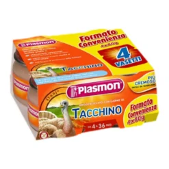 Plasmon Omogeneizzato Tacchino 80g 4 Pezzi