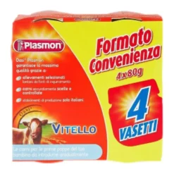 Plasmon Omogeneizzato Vitello Gusto Delicato 320g 4 Vasetti