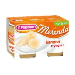 Plasmon Omogeneizzato Yogurt Banana 120g 2 Pezzi
