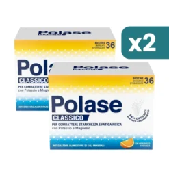 Polase Classico Bipacco Magnesio E Potassio Gusto Arancia 2 Confezioni Da 36 Bustine