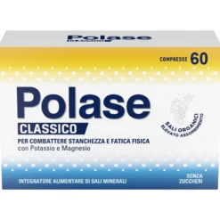Polase Classico Magnesio E Potassio Integratore Alimentare Sali Minerali Senza Zucchero 60 Compresse