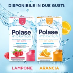 Polase Hydration Integratore Alimentare Magnesio E Potassio Sali Minerali Vitamina C Lampone 12 Stick