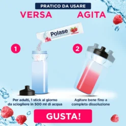 Polase Hydration Integratore Alimentare Magnesio E Potassio Sali Minerali Vitamina C Lampone 12 Stick