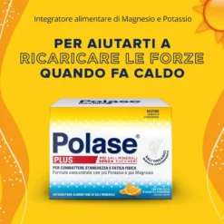 Polase Plus Più Magnesio E Potassio Integratore Alimentare Sali Minerali Arancia Mandarino 24 Bustine