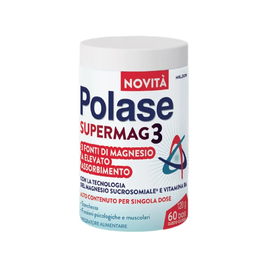 Polase Supermag 3 Integratore Magnesio Stanchezza 120g