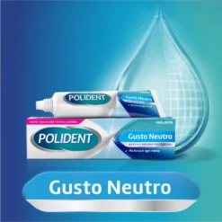 Polident Adesivo Per Protesi Dentale Tenuta Giornaliera Gusto Neutro 70g (multipack x3)