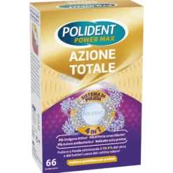 Polident Azione Totale Pulitore Protesi Dentale Quotidiano 66 Compresse
