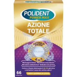 Polident Azione Totale Pulitore Protesi Dentale Quotidiano 66 Compresse