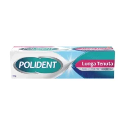 Polident Fissativo Lunga Tenuta Adesivo Per Protesi Dentale Tenuta Giornaliera Gusto Menta 40g
