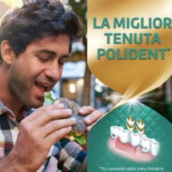 Polident Super Tenuta + Sigillante Adesivo Per Protesi Dentale Gusto Menta 40g