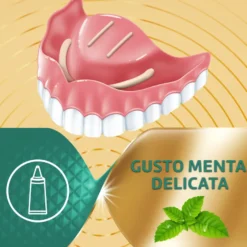 Polident Super Tenuta + Sigillante Adesivo Per Protesi Dentale Gusto Menta 40g