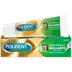 Polident Super Tenuta + Sigillante Adesivo Per Protesi Dentale Gusto Menta 40g