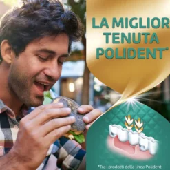 Polident Super Tenuta + Sigillante Adesivo Per Protesi Dentale Gusto Menta 70g