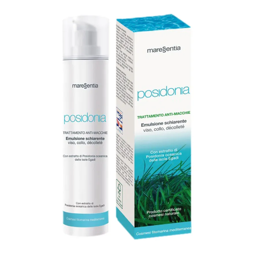 Posidonia Emulsione Schiarente 50ml Trattamento Anti-macchie Viso