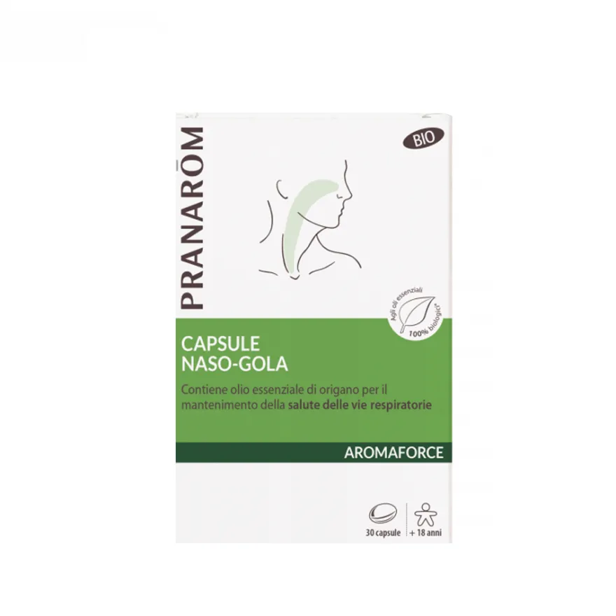 Pranarom Aromaforce Bio Naso E Gola 30 Capsule
