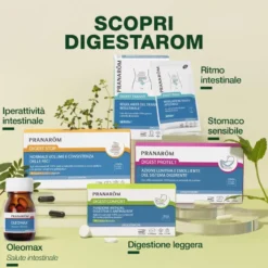Pranarom Digest Transit Integratore Regolarità Transito Intestinale 10 Buste