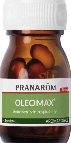 Pranarom Oleomax Integratore Benessere Vie Respiratorie 15 Capsule