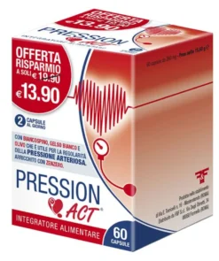 Pression Act Integratore Pressione Arteriosa 60 Capsule