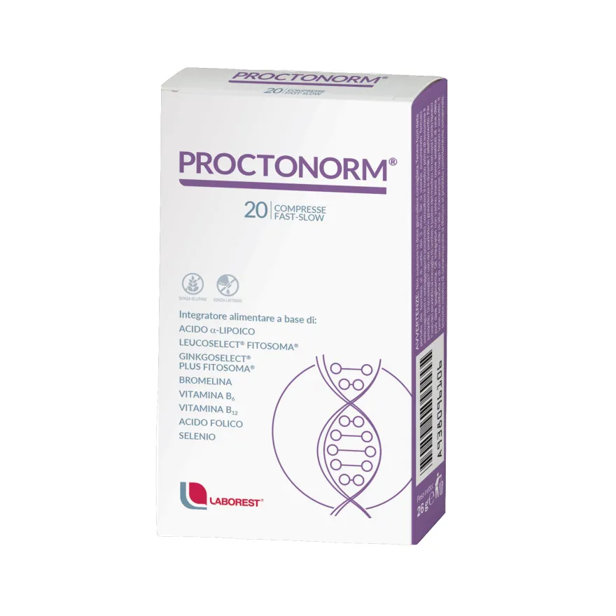 Proctonorm Integratore Microcircolo 20 Compresse