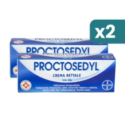 Proctosedyl crema trattamento sintomatico emorroidi bipacco 2x20g