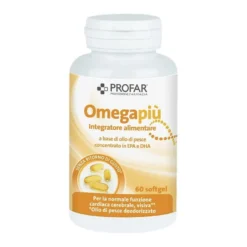 Profar Omegapi&ugrave; Integratore Funzione Cardiaca Cerebrale Visiva 60 Softgel