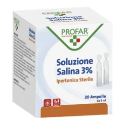 Profar Soluzione Ipertonica 3% Igiene Nasale 20 Fiale Da 5ml