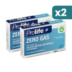 Prolife Zerogas Trattamento Gas Intestinali 2 confezioni da 45 Compresse