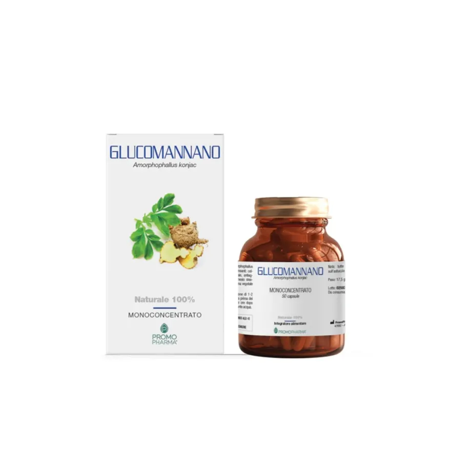Promopharma Glucomannano Integratore Controllo Peso 50 Capsule