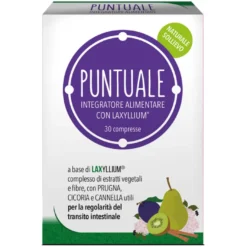 Puntuale Con Laxyllium Integratore Transito Intestinale 30 Compresse
