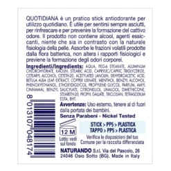 Quotidiana Antiodorante Deodorante Stick 35ml
