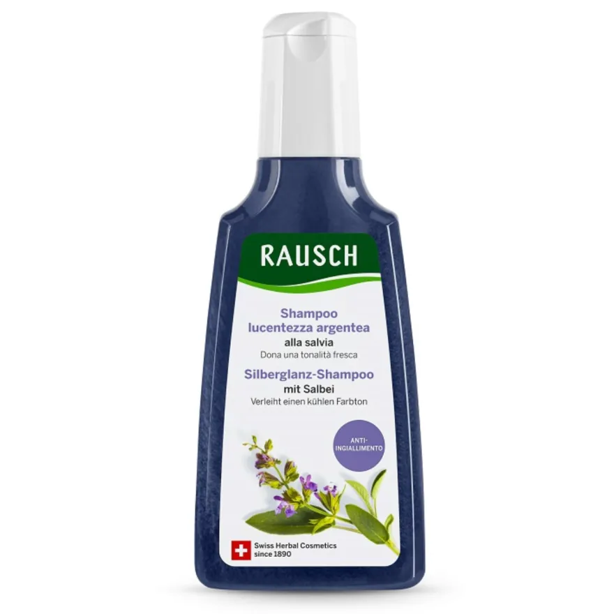 Rausch Shampoo Lucentezza Argentea Alla Salvia Anti-ingiallimento Capelli 200ml
