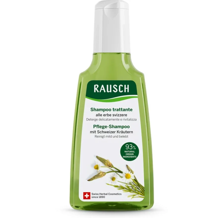 Rausch Shampoo Trattante Alle Erbe Svizzere Rivitalizza I Capelli 200ml