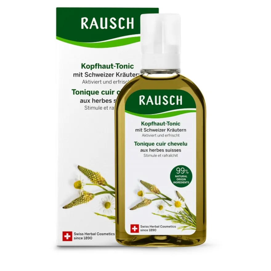 Rausch Tonico Cuoio Capelluto Tonificante Alle Erbe Svizzere 200ml