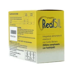 Realsil 30 Bustine Integratore Antiossidante Disitossicante Del Fegato Con Vitamina E E Cardo Mariano