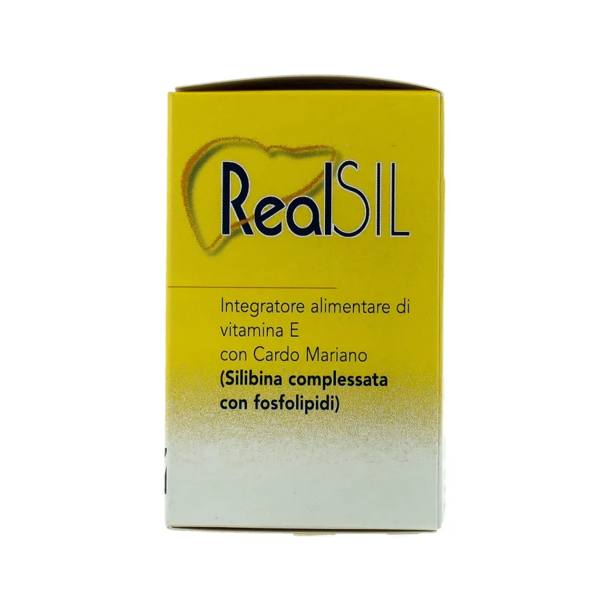 Realsil 30 Bustine Integratore Antiossidante Disitossicante Del Fegato Con Vitamina E E Cardo Mariano