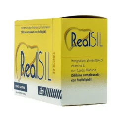 Realsil 30 Bustine Integratore Antiossidante Disitossicante Del Fegato Con Vitamina E E Cardo Mariano