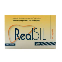 Realsil 40 Capsule Integratore Antiossidante Disitossicante Del Fegato Con Vitamina E E Cardo Mariano