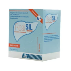 Realsil Oro 28 Bustine Orosolubili Integratore Antiossidante Disitossicante Del Fegato Con Vitamina E E Cardo Mariano